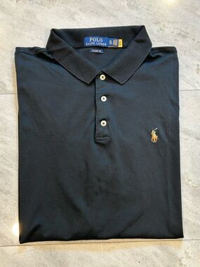 Polo by Ralph Lauren Black Polo with Embroidered Pony